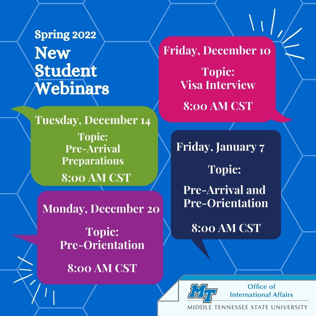 Mtsu Fall 2022 Schedule Mtsu International (@Mtsuintered) / Twitter