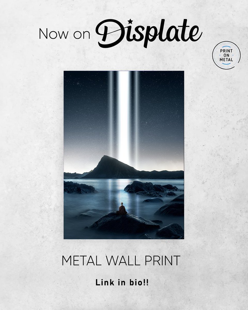 arijitworks's tweet photo. Get yourselves some Metal Prints this season✨
Check out my Displate store &amp; get prints starting from just $44💎

Spirituality - https://t.co/t1JOK6J49O

Serenity - https://t.co/5EdzSIMmkd

Additional information on discounts in the thread below👇
#art #printsforsale https://t.co/X0bSN6CV67