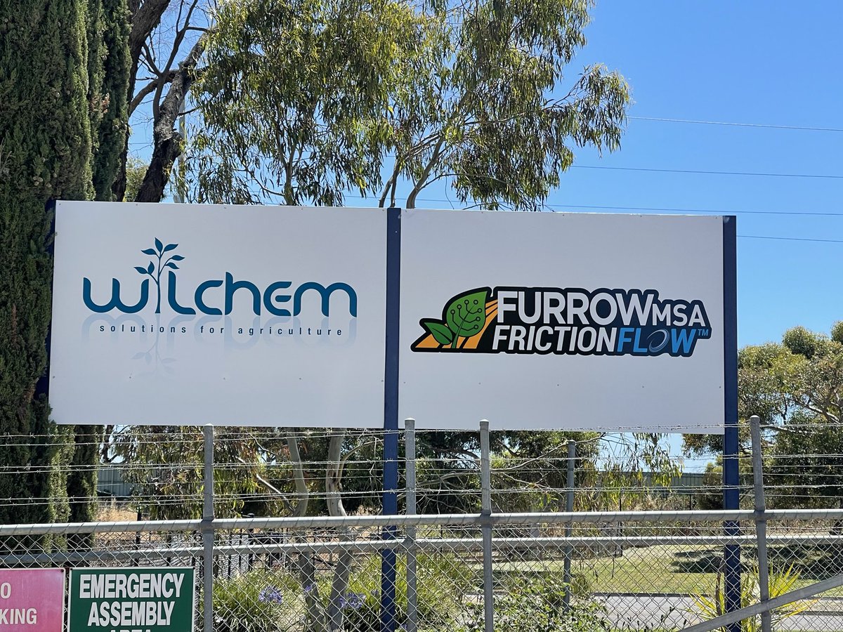 Wilchem_Au's tweet photo. Great news as β¦@WilchemSAβ© becomes Eastern agent for β¦@Furrow_MSAβ© Furrow Management Systems #liquidinjection systems. From simple entry level to full PA systems, lots of options. More details soon. https://t.co/fKWAATVNmk
