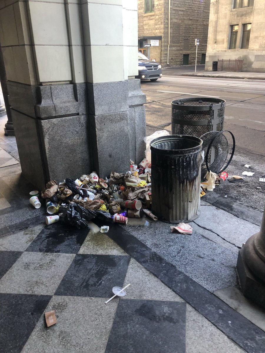 Every morning in the centre of the core in Calgary,  garbage dumped, homeless people and alarming mental health issues roaming 8th avenue.  This has been my home home for over 34 years. Our civil servants we voted in.  Too busy suggesting climate change emergency.Really?? Wake up