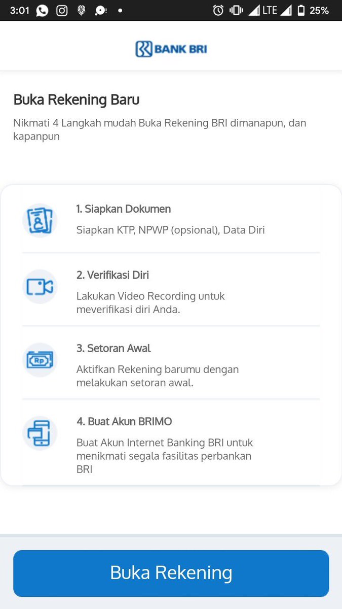 anggi_aeni's tweet photo. sekarang jamannya modern bikin rekening BRI tinggal buka website, ngisi data dirumah udah beres langsung. bener2 memudahkan buat yg kayak aku orangnya mageran wkwkwk #JumatBerkah #ValidNoDebat @BANKBRI_ID https://t.co/jNOkrkArvf
