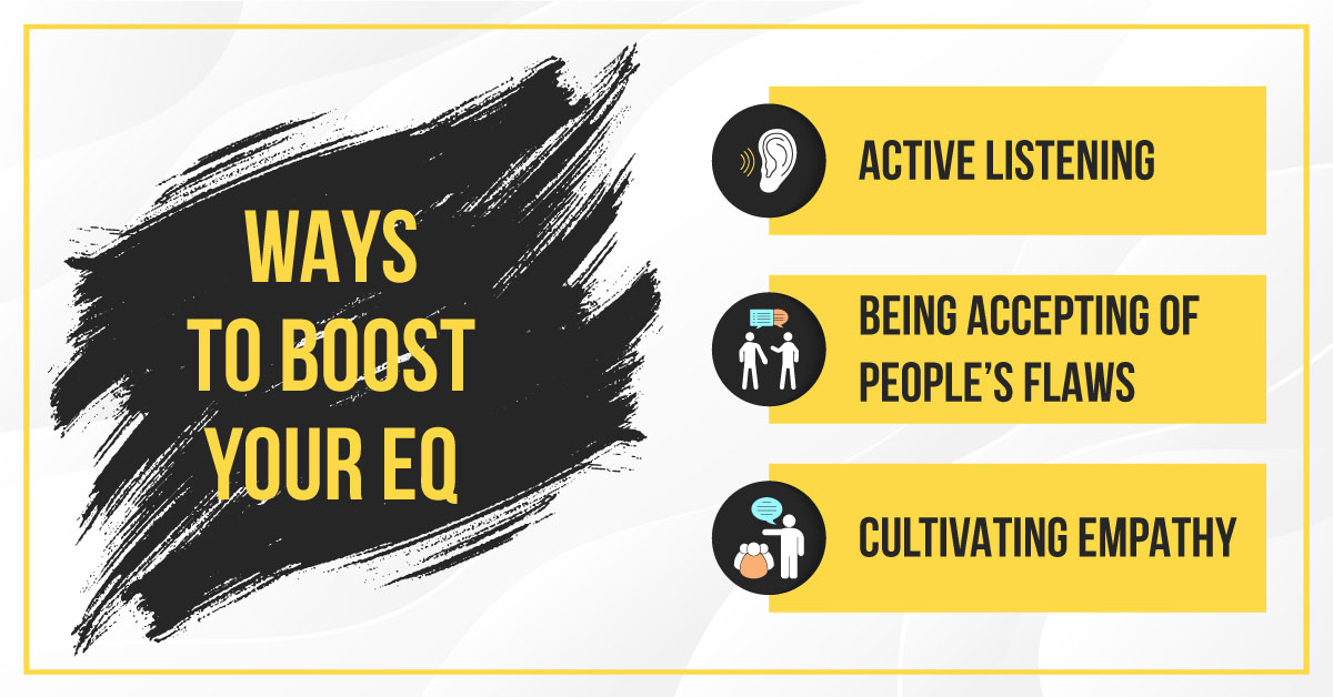 Abhiagar77's tweet photo. Your Intelligence Quotient can only be helpful when your Emotional Quotient is high enough! Understanding people is necessary for all sorts of relationships - personal or professional. Here's how to can work on your EQ!
#BoostIQ #WaysToBoost #Thoughts #PersonalLife https://t.co/IPYqlxEJwr