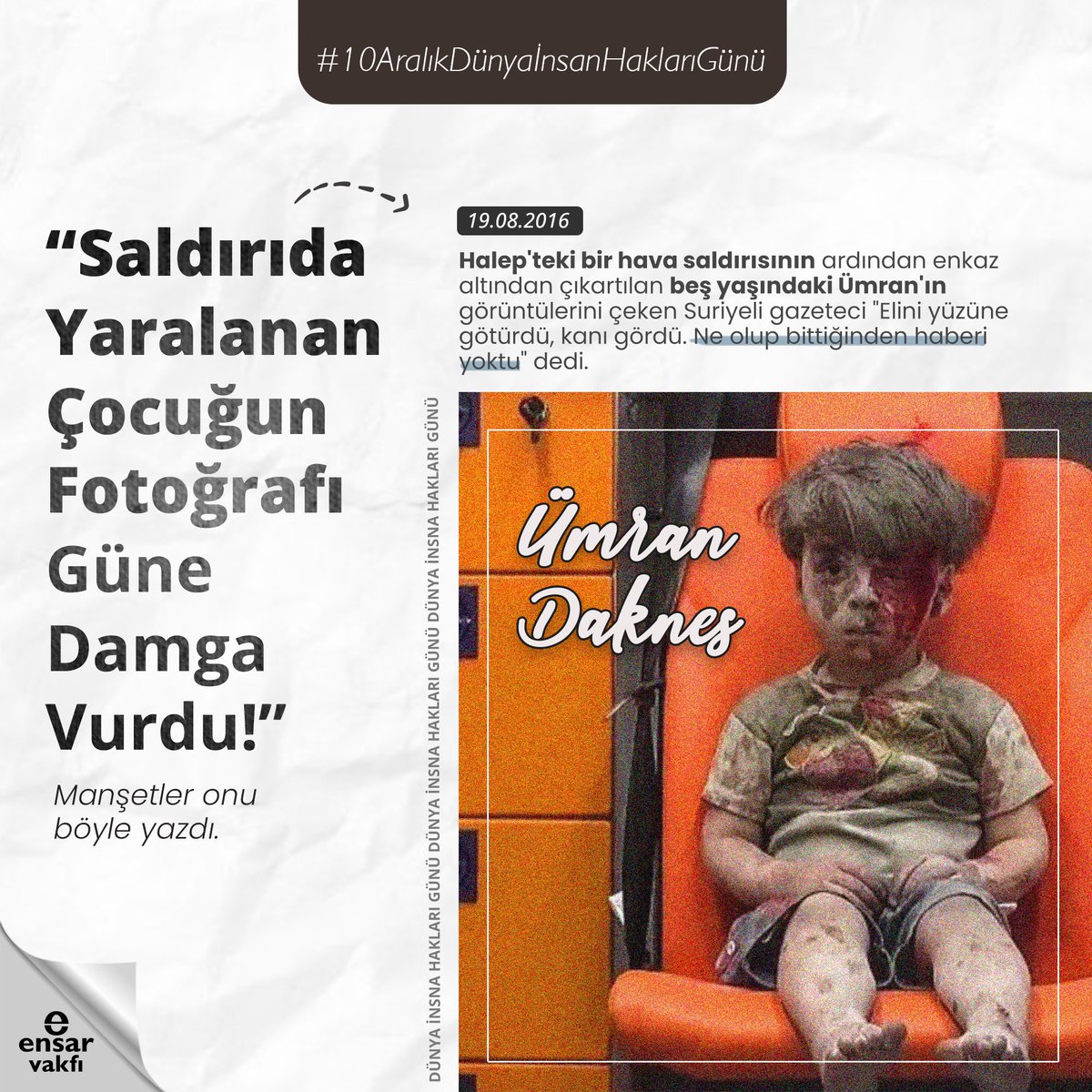 EnsarVakfi's tweet photo. “Manşetler onları böyle yazdı…”

#DünyaİnsanHaklarıGünü #10AralıkDünyaİnsanHaklarıGünü https://t.co/fMunAcxdfU