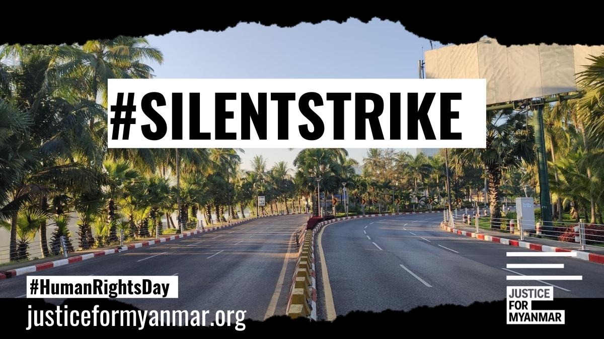 Justice For Myanmar supports the #SilentStrike! The silent strike throughout #Myanmar shows the junta's unable to take control after nearly 11 months since the illegal coup attempt. #MyanmarMilitaryTerrorists are no match for the will of the ppl. The cartel will be dismantled✊🏽