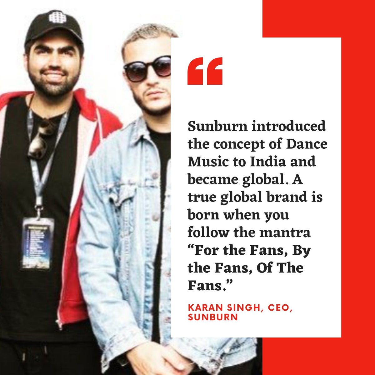 PerceptEMC's tweet photo. #quoteunquote
#percept #PerceptLive #SunburnFestival @SunburnFestival https://t.co/tDI6oFIaxQ
