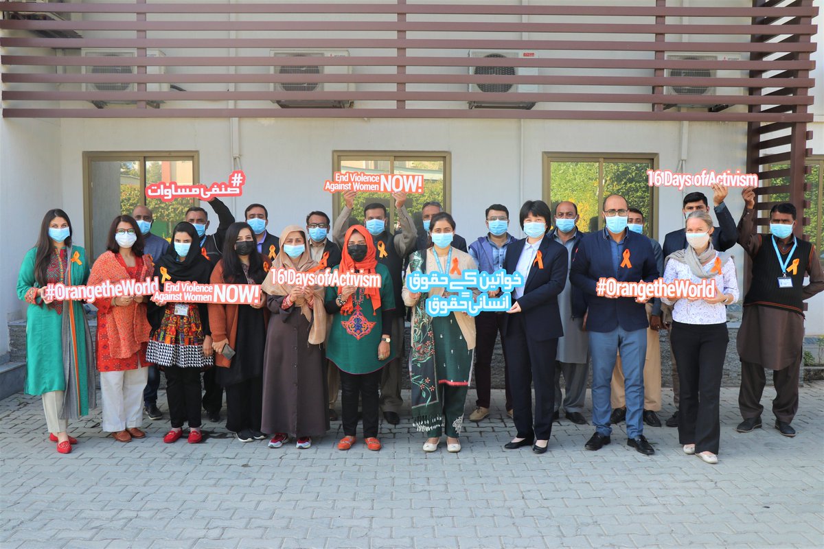 As the #16DaysOfActivism campaign comes to an end, UNOPS Team Pakistan pledges to stand against gender-based violence and to encourage everyone to work together towards finding solutions to #GBV #SDGs #OrangeTheWorld <a href="/UNOPS/">UNOPS</a> <a href="/unwomen_pak/">UN Women Pakistan</a> <a href="/UNinPak/">United Nations Pakistan - اقوام متحدہ پاکستان</a> <a href="/GovtofPakistan/">Government of Pakistan</a>