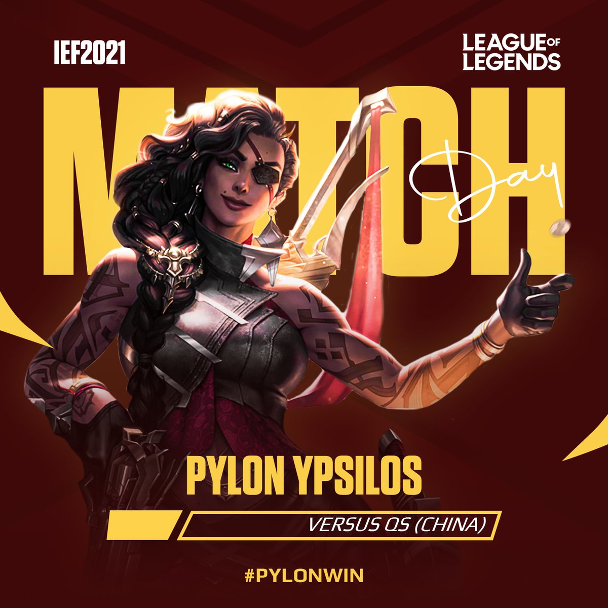 PylonEsports's tweet photo. Another day, another challenge!
Let us support Pylon Ypsilos in their match today against Jiangxi University of Software Professional Technology's League of Legends team, QS, in International E-Sports Festival.
#PylonWin
#PylonYpsilosSupremacy https://t.co/epquckaWXR