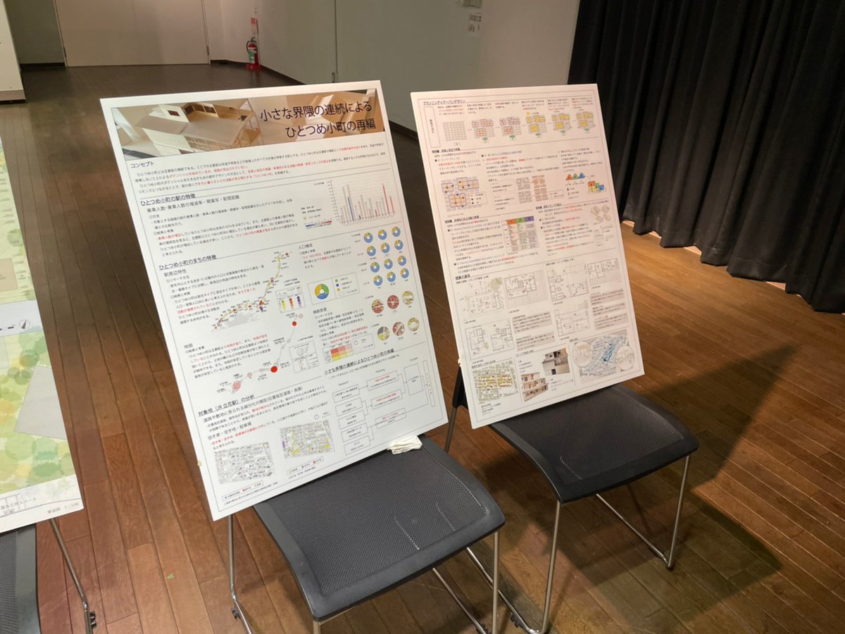 abeseminar_pr's tweet photo. アーバンデザイン甲子園が終了しました
前期と後期に作成した作品を提出し、そのうち前期作品が入選しました

そして神戸で他の入選者の方々や、審査員の方々の前で入選作品を発表しました

審査の結果、優秀賞(準優勝)を受賞いたしました🎉

改めて支えてくださりました皆様に感謝申し上げます https://t.co/j3nzX2qj8G