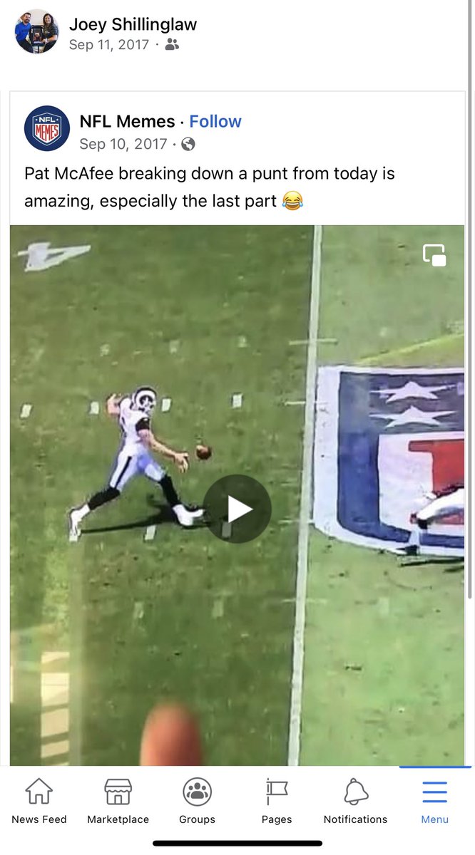 J_SHILL's tweet photo. I didn’t pay much attention to @PatMcAfeeShow until he hung up the cleats and found the internet. From that moment on I was hooked. Amazing to see where he is now and all he is doing for others. Congrats to you all #PMSFANDUELFAMILY https://t.co/Ml0rBCCBgu
