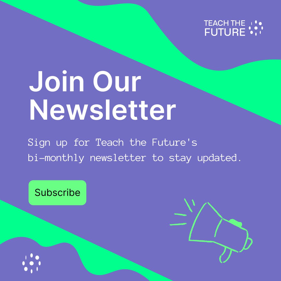 teachfutures's tweet photo. Have you subscribed to Teach the Future's newsletter? If not, do so now! 

🌐 https://t.co/rgY2Fh5GrU

#education #teaching #future #futuresliteracy #newsletter #update https://t.co/eXUNnjsiZP