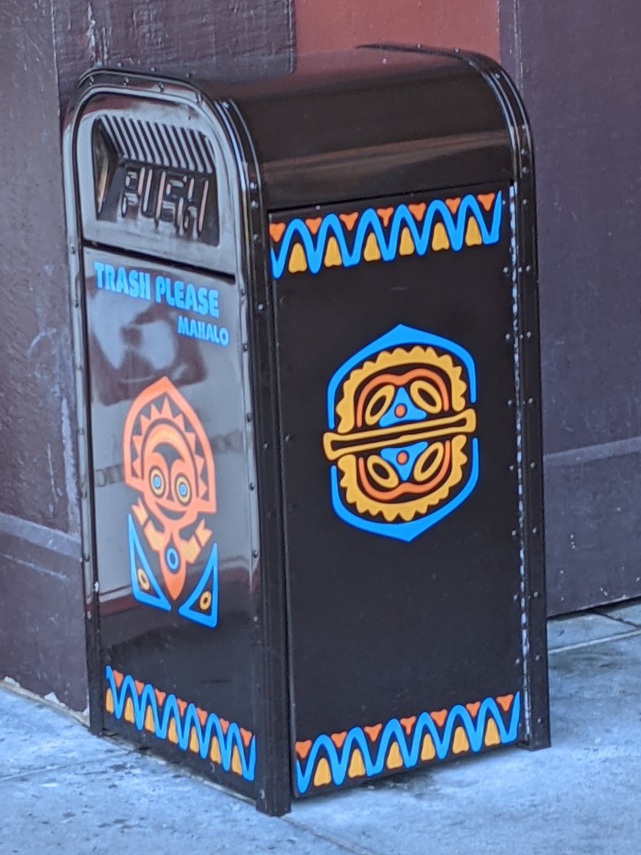 I want one of these Polynesian trash cans for my back yard.