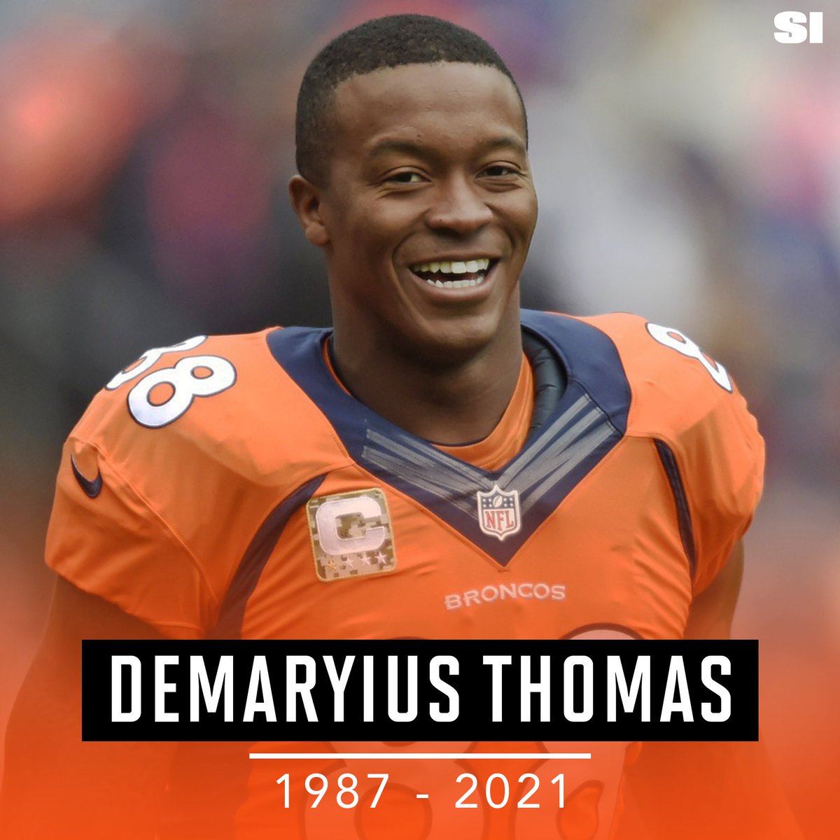 Demaryius Thomas, Super Bowl 50 Champion and former All-Pro WR, has passed away at 33 years old. RIP 🙏🏾🕊 buff.ly/3rT2Gny