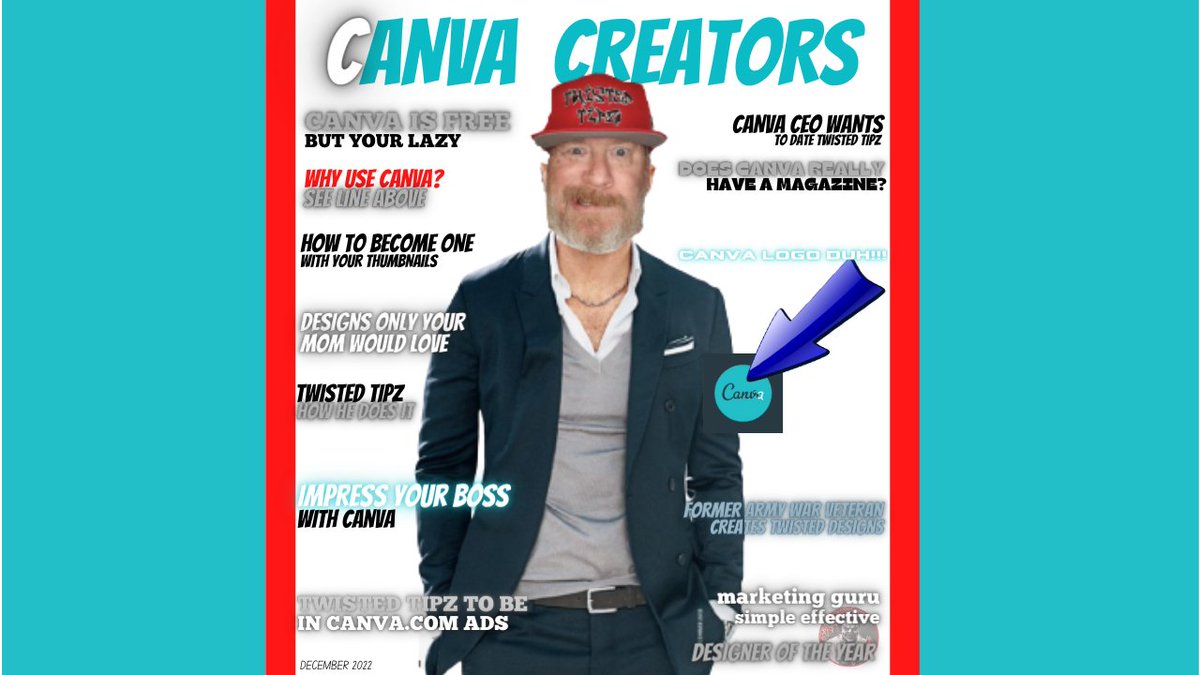 TipzTwisted's tweet photo. If Canva Had A Magazine!!
#Canva #CanvaDesignChallenge https://t.co/DT0YNpW3Qt