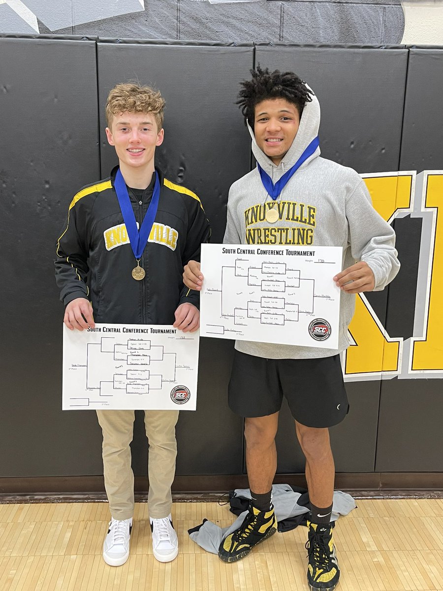 Luke and Gavin- SCC Champs! @KnoxWrestling