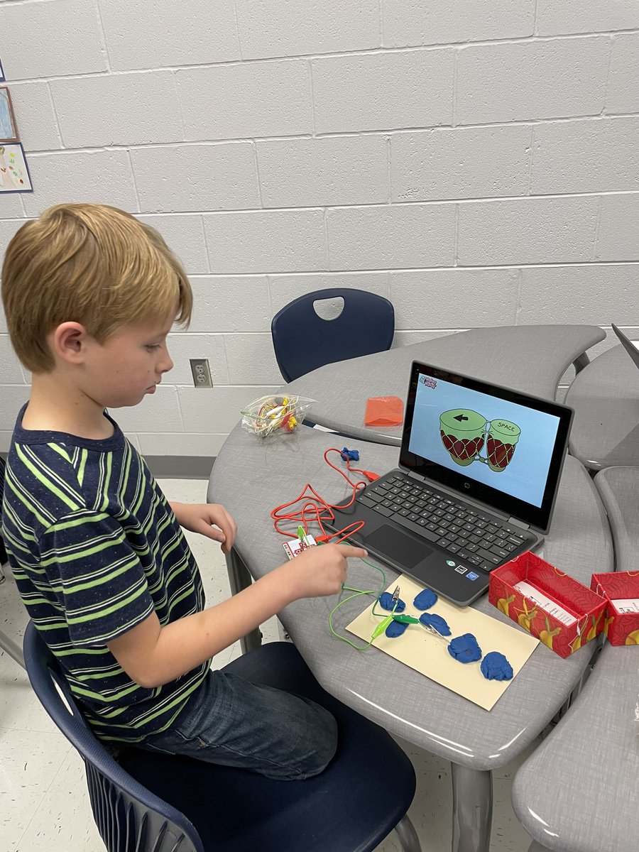 MrsKennyPRS's tweet image. What an awesome week of celebrating #CSEdweek2021 with @makeymakey and @scratch! @pikeroadschools