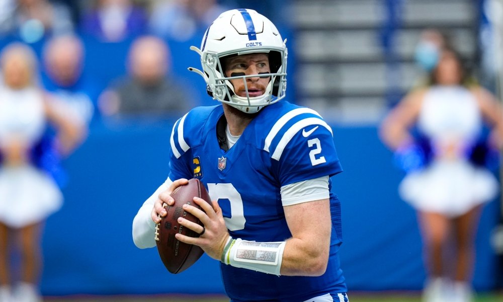 AMGPC_COLTS's tweet image. Carson Wentz has been released from the team. This moved freed up 27mil in cap space. The next question will be if Sam Ehlinger will continue to remain the starter. 

#AMGSeason1 | @AMG__PC