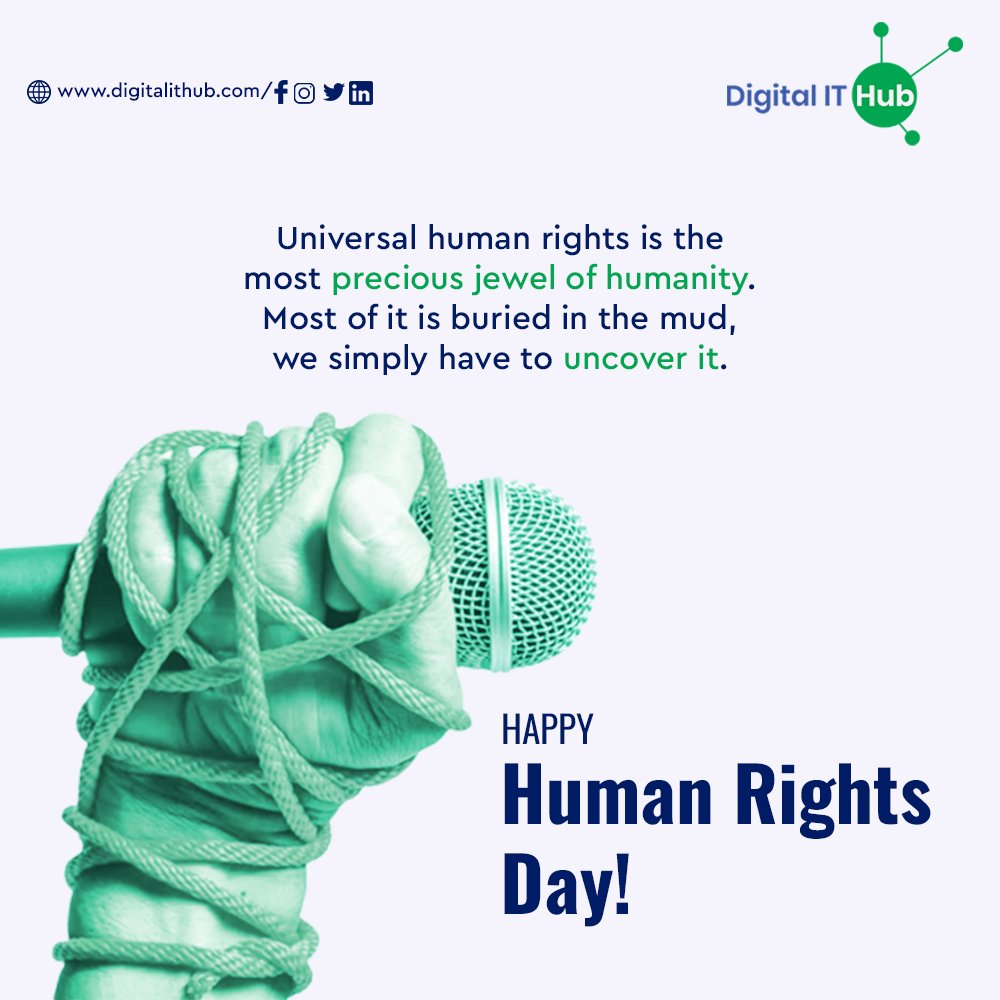 digitalithub's tweet photo. When the fundamental principles of human rights are not protected, the center of our institution no longer holds. It is they that promote development that is sustainable; peace that is secure; and lives of dignity.
https://t.co/AohKm3jRSS
#digitalithub #vizag #digitalmarketing https://t.co/oCB4AqWZ1K