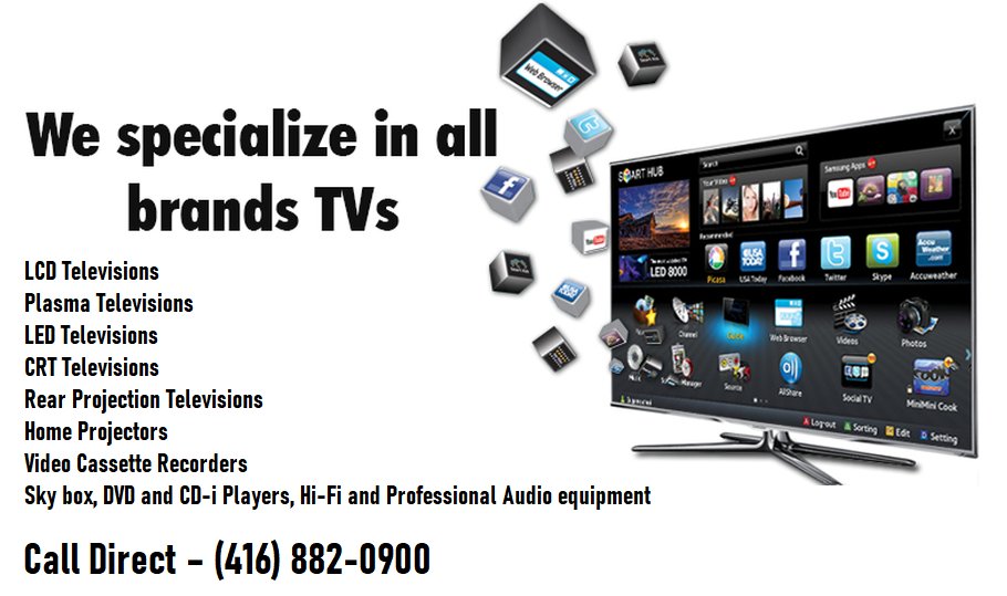 TVRepair12's tweet photo. Get Best #TVRepair Service in Toronto With 90-day #Warranty! Call us at (416)882-0900 or visit our website at https://t.co/thn8oBkbJC
#tvrepair #tvrepairtoronto #torontotvrepair #tvrepaircanada #tvrepairmen #canada #brampton #toronto #tech #repair #appliance https://t.co/1uKHqs4PB4