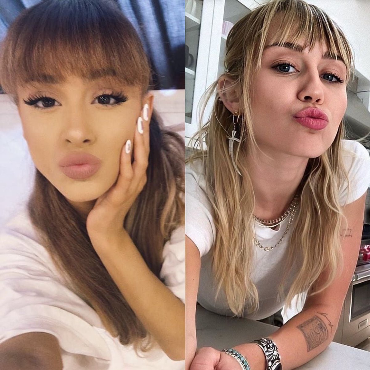 jmileycyrusk's tweet photo. Eu sou tão rendida por elas, minhas princesas 😍💕
#ariley
#smilers
#arianators https://t.co/ljIyxvfWtS
