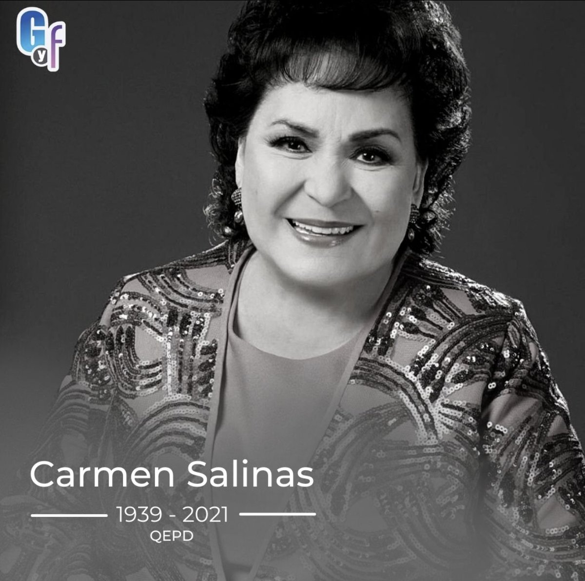 ElGordoyLaFlaca's tweet photo. Lamentamos la partida de la gran #CarmenSalinas. QEPD. 🙏🏼🕊 https://t.co/f4RCXX2j2F