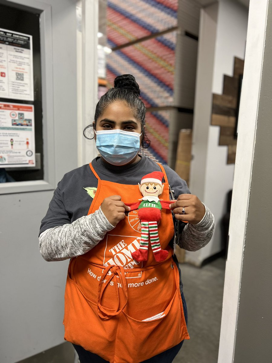 6952HD's tweet photo. @6952HD celebrating with our associates! Elf on the shelf winners- Stockings hung-Tree 🌲 trimmed with treats! #tistheseason #holidays #JustTheStart https://t.co/cWTEOFL29H