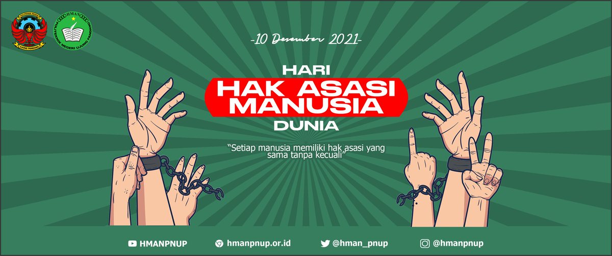 Hari hak asasi manusia akan diperingati setiap tanggal 10 Desember. Peringatan ini dimotivasi oleh perjuangan menegakkan hak asasi manusia untuk setiap orang yang sudah sejak lama...

Ingin mengetahui kelanjutannya? Kunjungi website kami di:
hmanpnup.or.id/2021/12/selama…