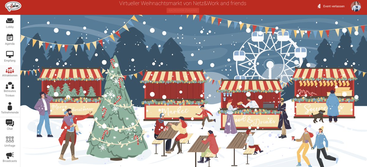 Endlich ist er da, der Tag an dem unser #virtuellerWeihnachtsmarkt seine Pforte öffnet! Gemeinsam werden wir heute ab 18 Uhr einen wunderschönen Abend haben! Wer noch dabei sein will, kann sich hier anmelden: app.veertly.com/v/virtueller_w…… 
#keinerbleibtallein #weihnachten