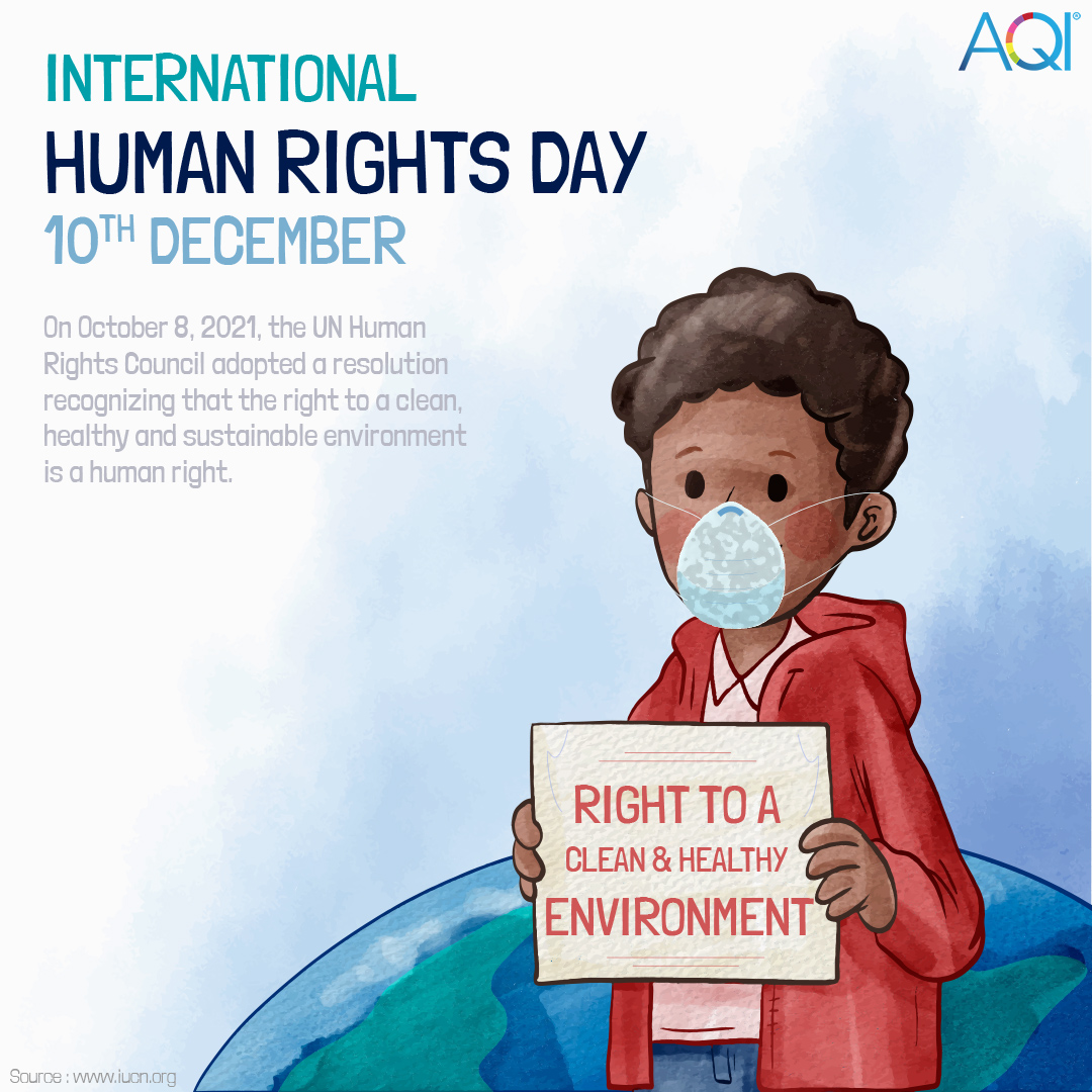 AQI (@aqi_india) on Twitter photo For the first time, the #UN recognized "Clean & Healthy Environment*, a human right on 8th October 2021. <a href="/LetMeBreathe_In/">#LetMeBreathe ™ 😷</a> <a href="/kavitaashok1969/">Kavita Ashok</a> <a href="/narendramodi/">Narendra Modi</a>
#humanrights #UN #internationalhumanrightsday #humanrightsday #cleanair #environment #healthyenvironment For the first time, the #UN recognized "Clean & Healthy Environment*, a human right on 8th October 2021. <a href="/LetMeBreathe_In/">#LetMeBreathe ™ 😷</a> <a href="/kavitaashok1969/">Kavita Ashok</a> <a href="/narendramodi/">Narendra Modi</a>
#humanrights #UN #internationalhumanrightsday #humanrightsday #cleanair #environment #healthyenvironment
