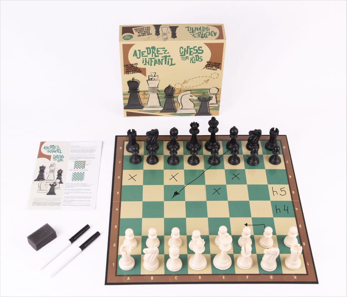 OCACHESS's tweet photo. ♟Conoce #AjedrezPintable un recurso increíble para aprender ajedrez. Podrán explicar conceptos básicos y fundamentales de ajedrez utilizando los rotuladores para marcar casillas, rutas, piezas, distancias... Una combinación perfecta para el aprendizaje.
https://t.co/qpVoquiTFk https://t.co/jPJLgY5Q0B