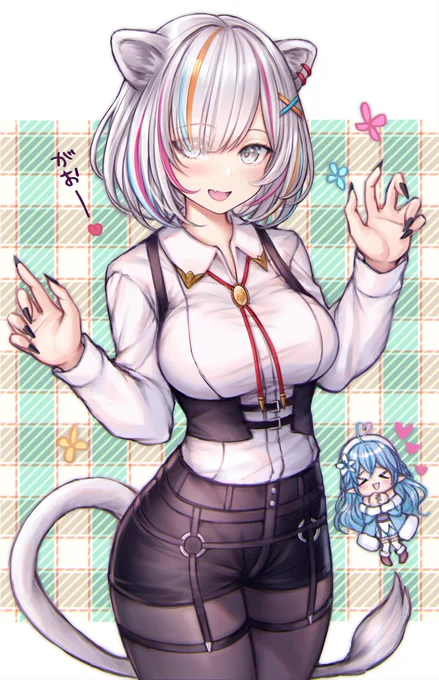 ボブヘアのししろんが可愛すぎた。
#ししらーと #LamyArt 