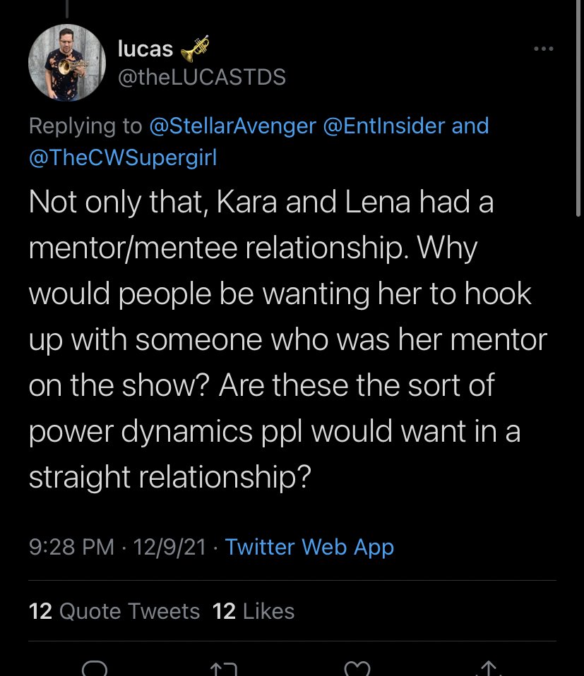 KramReceipts's tweet photo. Men need to stop talking on sapphic ships. It is also a good day to remember supercorp has been shipped since before Alex even started her coming out arc https://t.co/z535f4VGgV