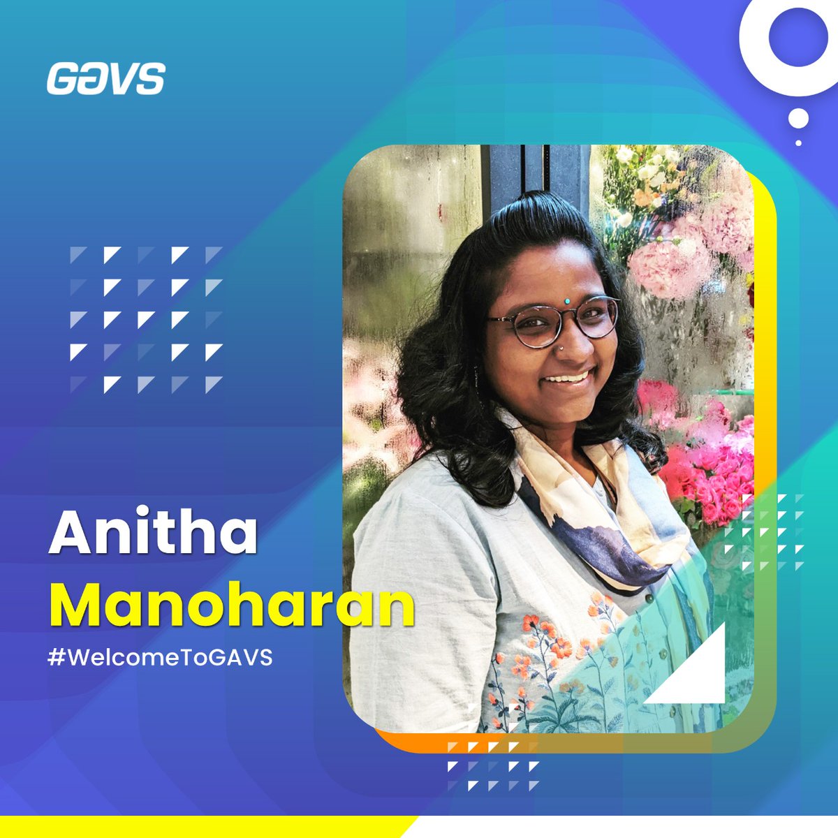 insideneurealm's tweet photo. Wishing you a fun and meaningful journey ahead, @Anithamano1. Welcome to GAVS!
#GAVSian #WelcomeToGAVS #SenseOfPurpose #IAmValued https://t.co/ZCY0VmFPwn