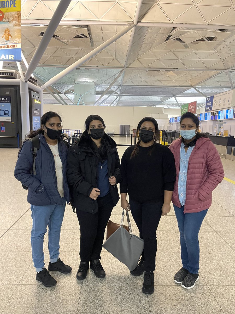 Gladyigues's tweet photo. On our way to Northern Ireland. Our Internationally recruited nurses all ready to crack the OSCE. Wishing them best of luck 🤞. @NM_OSN @BLWigg80 https://t.co/bfLU7r2v6u