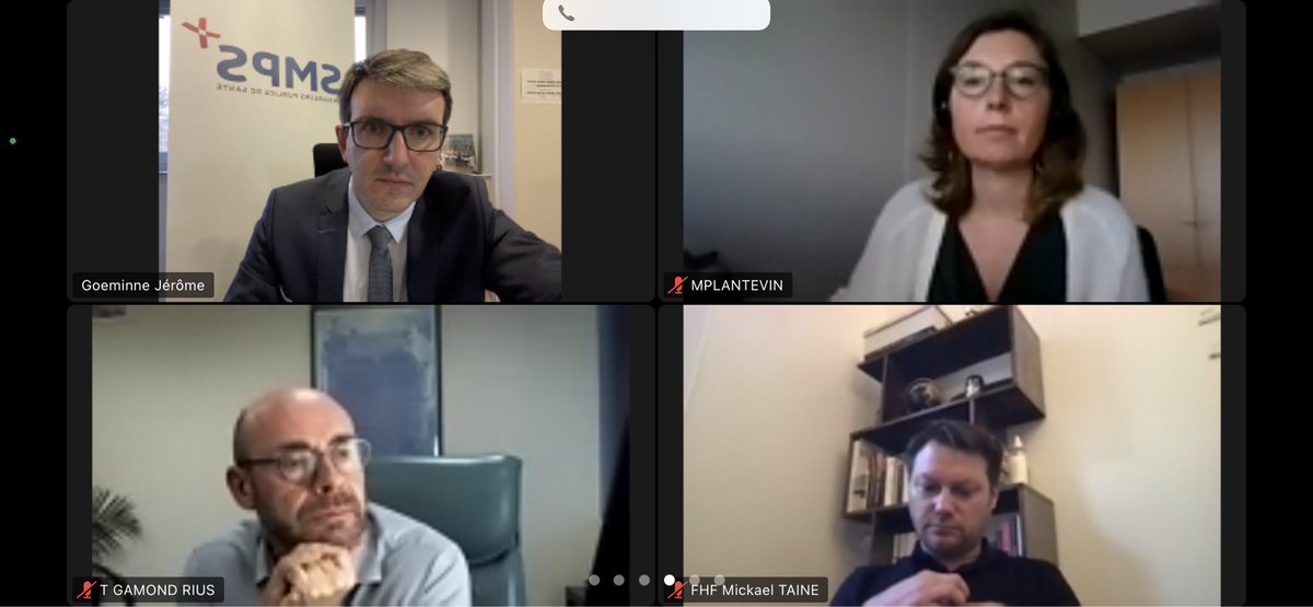 Jerome_Goeminne's tweet image. Conseil National @SMPS_national 
Bilan 2021
- promotion égalité pro
- plan d’actions jeunes manageurs
- gouvernance équilibrée sous directeur
- revalo des cadres de santé
- revalo directeur des soins et objectif alignement avec les Dir adjoints qui a contaminé toutes les OS

1/2