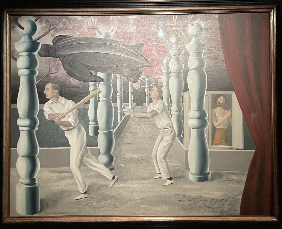 Ministers proberen Covid te verslaan 
Met dank aan R. Magritte, “Le joueur secret” #Covid_19 #magritte