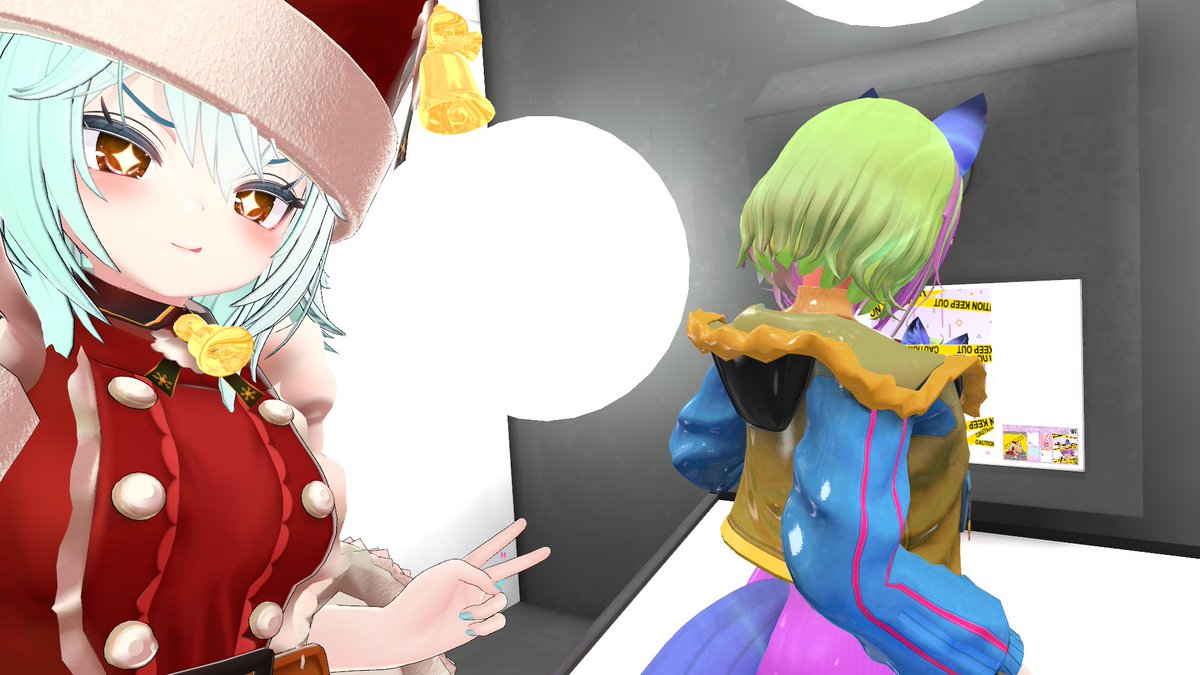 x_xiutx_x's tweet image. 噂のプリクラ専門店に行ってきました！
①店名は「RUMOR」！ウワサに聞いた通りの場所！
②すごい！まんまプリクラだ！
③ブース前でフレームを選んで......
④いざ撮影！結構時間タイトだから気を付けて！

#VRChat_world紹介 
#VR_RUMOR