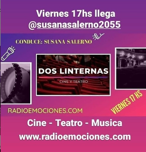 susanasalerno1's tweet photo. Este viernes 10-12- #DosLinternas de 17 a 18:30 hs @remociones2016 #Entrevista @CristhianRV @teatropicadilly @Prensamonserrat @Monserratprensa @5gaysTeatro #AgendaCultura #IreneAcostaAlfonzo #Cine #Teatro #Novedades https://t.co/euclBTn2um