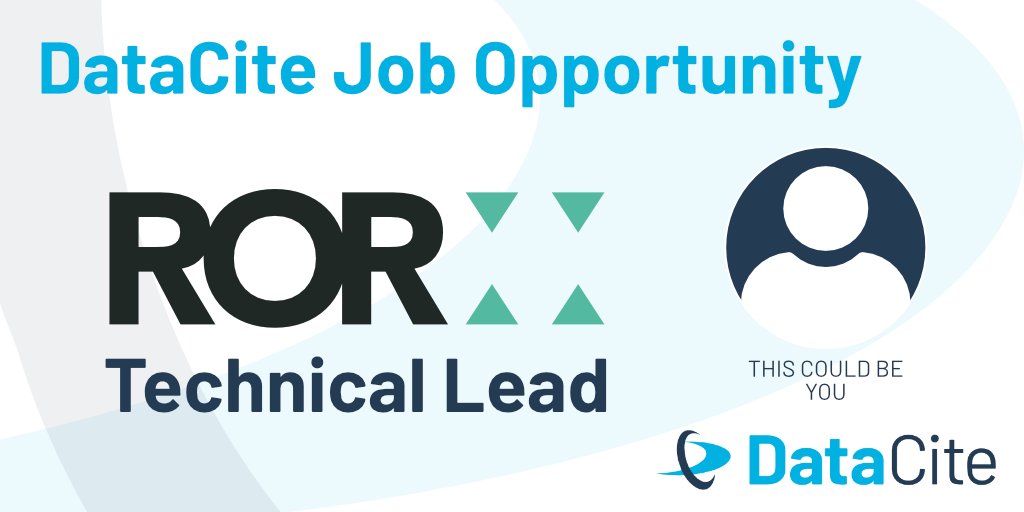 DataCite's tweet image. ROR is looking for a Senior Software Engineer to join as our Technical Lead, based at @DataCite.
You&apos;ll be leading, developing, and architecting @ResearchOrgs services &amp;amp; infrastructure. 
Apply now &amp;amp; get ready to ROR!🦁
datacite.org/jobopportuniti… Pls rt!
#LetRORtogether #WeAreHiring