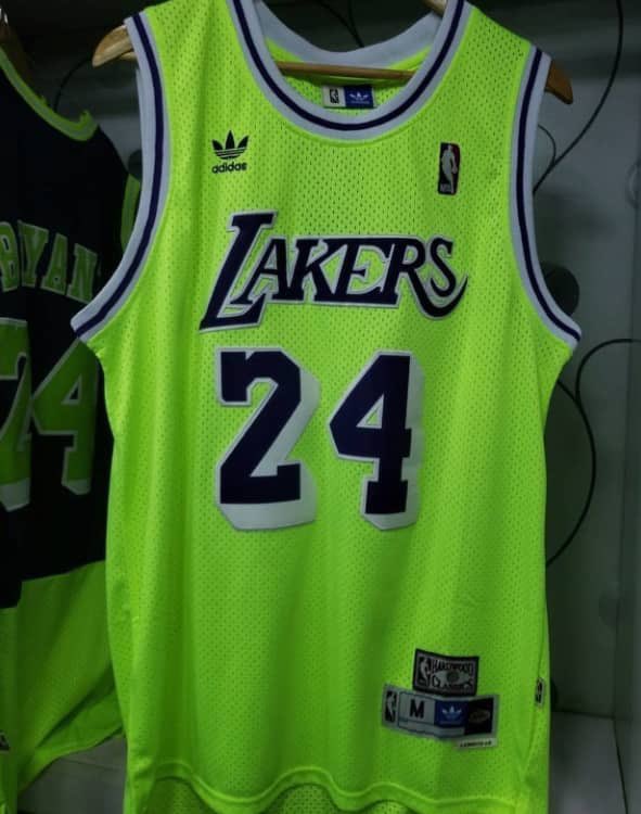 black and lime green nba jersey