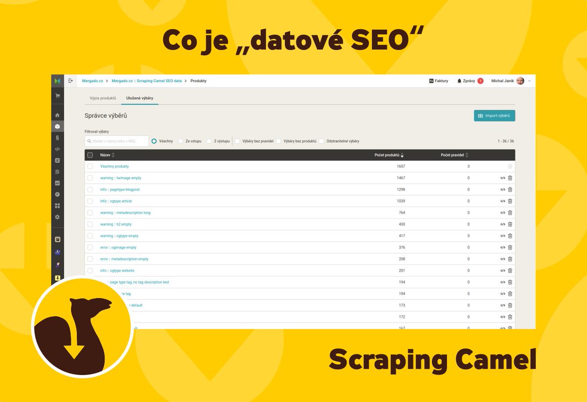 Co je "datové SEO"
O využití datových nástrojů v optimalizaci (nejen) stránek pro (nejen) vyhledávače 😉

forum.mergado.cz/t/co-je-datove…