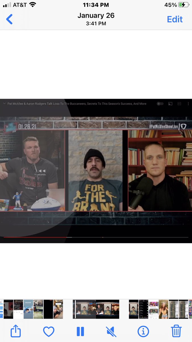 JustinWear's tweet photo. Been following and listening to Pat and dah boys since 2017, only place to hear real no bullshit sports talk and friends being dudes. Found a Marikawa clip from August 2020 and of the Big Dawg Arodge. #pmsfandualfamily https://t.co/8fviVlk54s