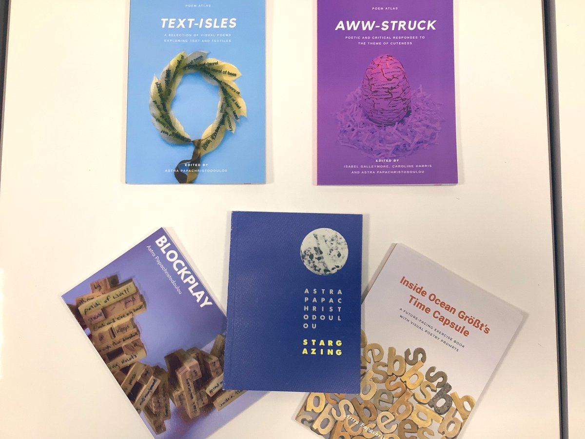 Very excited to have received these awesome poetic goodies for <a href="/miffylibrary/">Millfield Library</a> from the phenomenal <a href="/HeyAstranaut/">Astra ☾</a>! Astra is one of five poets writing specially commissioned poems for our students to use as stimulus for their film poems in January. <a href="/MillfieldSenior/">Millfield School</a>