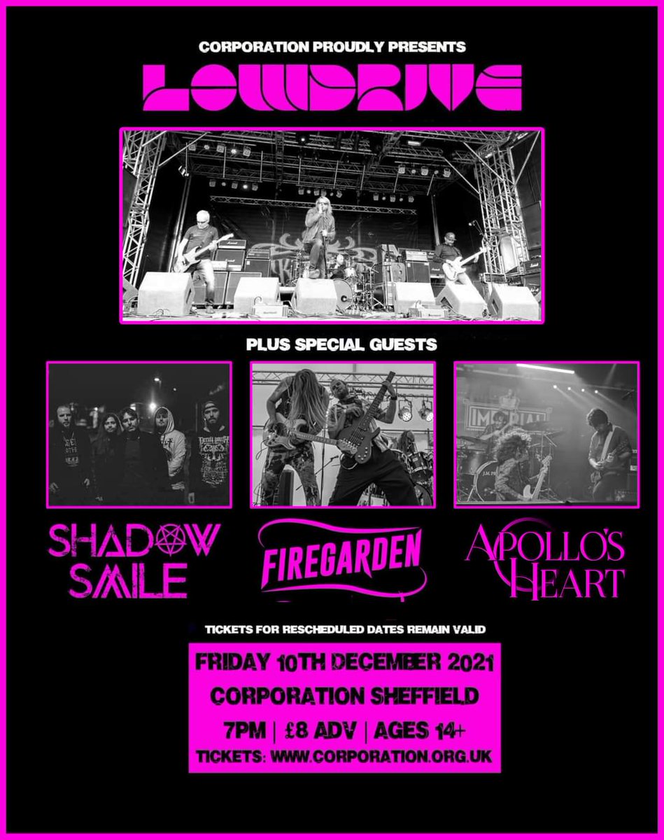 jakefiregarden's tweet photo. Tonight!!

#corporationsheffield
#lowdrive
#shadowsmile
#firegarden
#apollosheart https://t.co/Uur8bA9qTQ