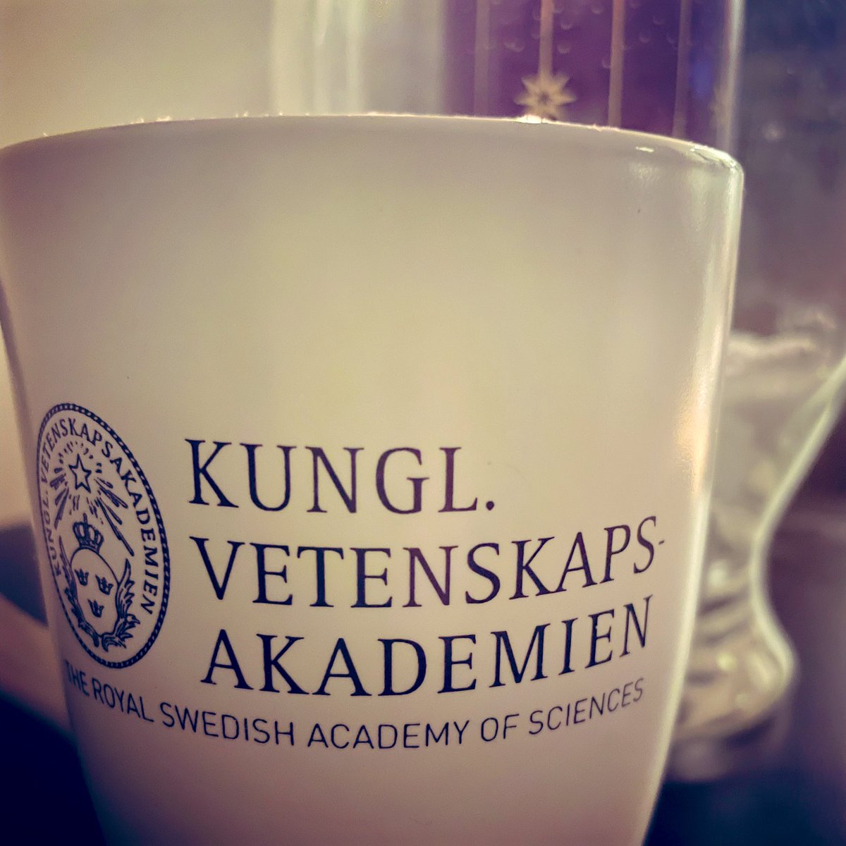 Nice day for this cup of tea #nobelprizeday #nobelday #celebratescience #December10th