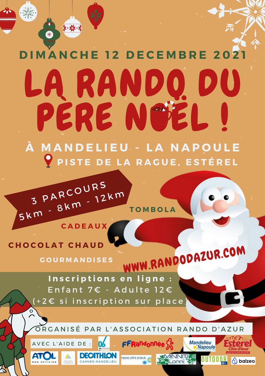 Ce week-end direction <a href="/MandelieuOTC/">Mandelieu Tourisme</a> pour la rando du père Noël avec Maddy :

riviera-city-guide.com/event/la-rando…

#cotedazurfrance #mandelieu #alpesmaritimes #randonnee