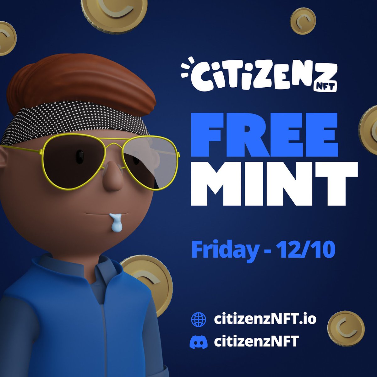 citizenznft's tweet photo. 🌇 It’s Friday, here are some details. 🌇

🔵 Stealth Launch 🤫
⚪️ Max 6 per Transaction 🫂
🔵 We announce on Twitter and Discord once we’re live 🔔
⚪️ Mint is completely Free 🎁

Like + Retweet for Good Luck✨ https://t.co/wsCsKzev1j