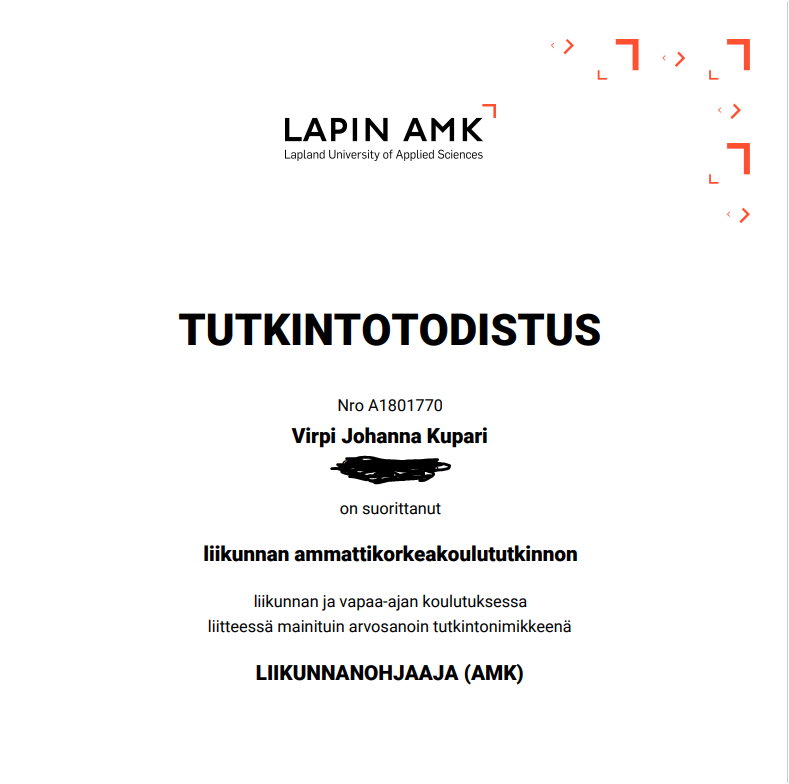 @lapinamk #liikunnanohjaaja #valmentaja

Valmis! 🥳

Kiitos matkasta, oppiminen jatkuu käytännön valmennustyössä edelleen :)