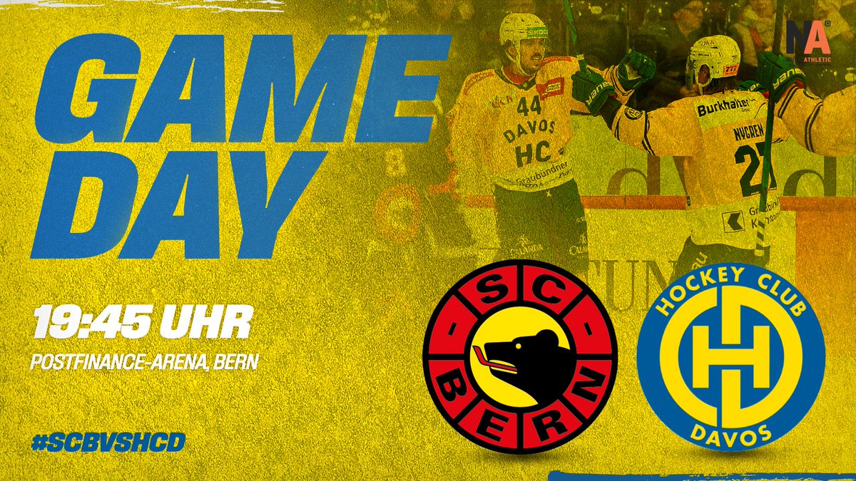 HCD_offiziell's tweet photo. 🚨 GAMEDAY 🆚 @scbern_news
🏟️ PostFinance-Arena, Bern
🙋 19:45h
📰 Vorschau: https://t.co/MJEVr5abiN
📲 Liveticker mit Tippspiel: https://t.co/MJEVr5abiN
📺 @MySports_CH 5
#⃣ #SCBvsHCD
🤝 https://t.co/QSIWFhMlni
#HCD #DieEisheimischen 🟡🔵 https://t.co/R8o57WPbyq