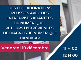 Salon HandiHA (@salonhandiha) on Twitter photo 📌Conférence de 11H #HandiHA2021 ⚠️
avec <a href="/CGI_FR/">CGI en France</a> <a href="/CGI_Consulting/">CGI_Consulting</a>
#GroupeNEA
Sur simple inscription, venez échanger avec des experts lnkd.in/dMUbS7y
#TransfoNum #Innovationforbusiness #ConseilIT #TechforGood #Diversité #Inclusion #emploi #handicap #numerique 📌Conférence de 11H #HandiHA2021 ⚠️
avec <a href="/CGI_FR/">CGI en France</a> <a href="/CGI_Consulting/">CGI_Consulting</a>
#GroupeNEA
Sur simple inscription, venez échanger avec des experts lnkd.in/dMUbS7y
#TransfoNum #Innovationforbusiness #ConseilIT #TechforGood #Diversité #Inclusion #emploi #handicap #numerique