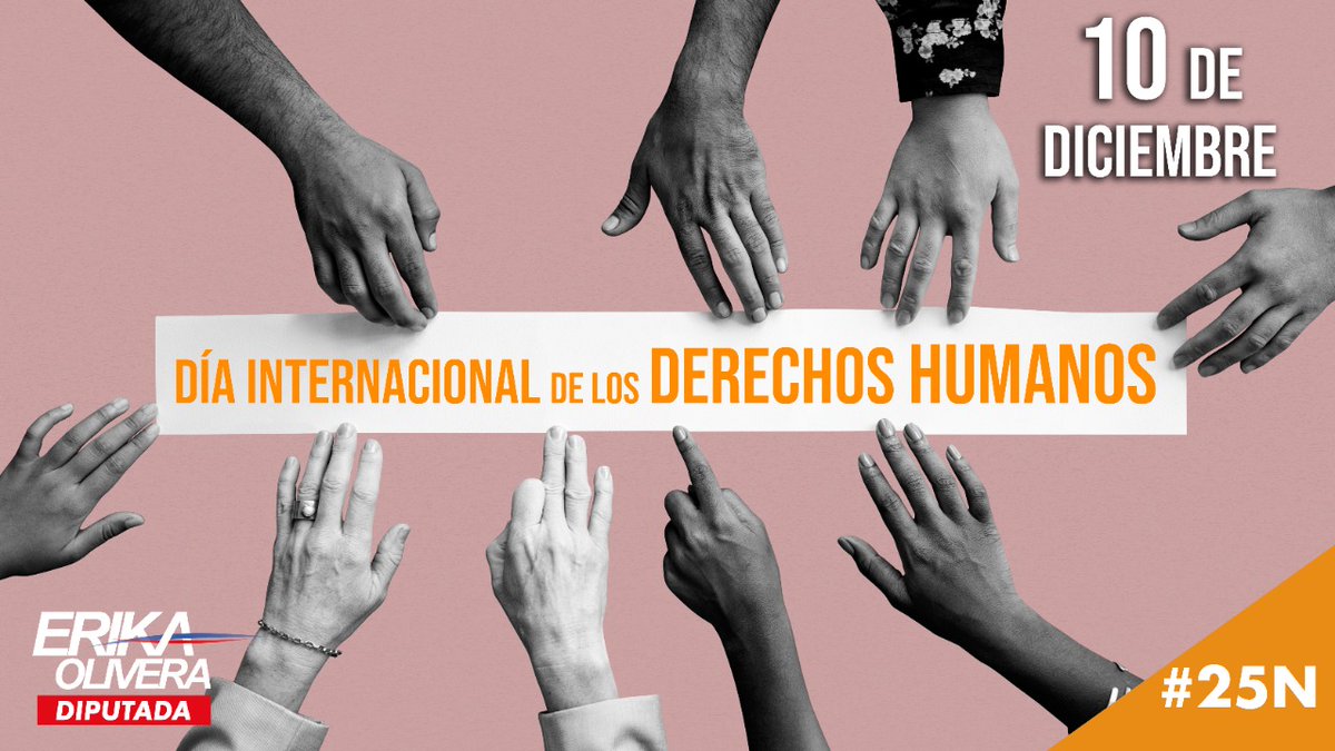 erikaoliverad's tweet photo. El Día Internacional de los Derechos Humanos nos da la oportunidad de reflexionar acerca de la importancia de los DDHH para construir el mundo que queremos, donde prime la solidaridad, la tolerancia y el respeto.
#DiaDDHH
#PGU
#MatrimonioIgualitario
#25N
#10denoviembre
#10denov https://t.co/hGwEbnTy7f